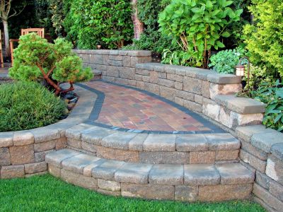 Brick Landscaping Installation