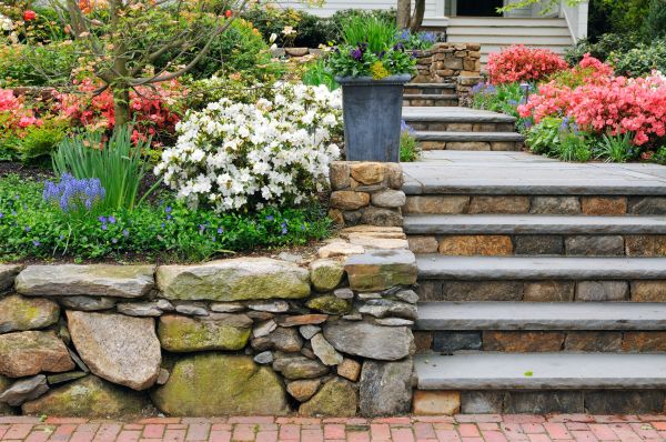 Stone Stairs Repair in Arlington Heights