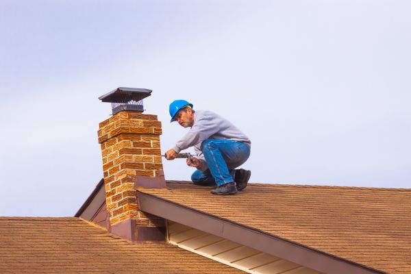 Brick Chimney Tuckpointing