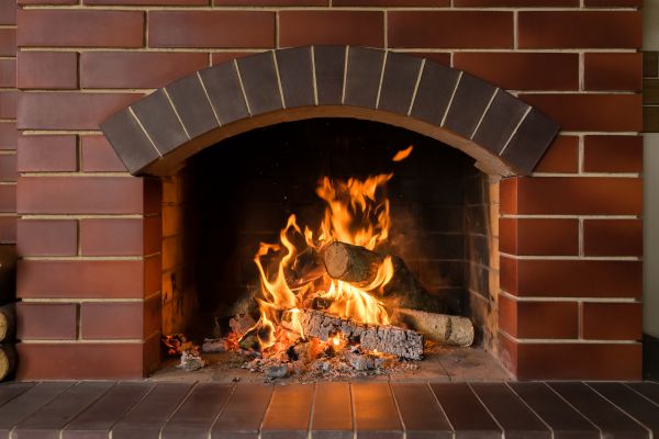 Brick Fireplace Installation in Arlington Heights